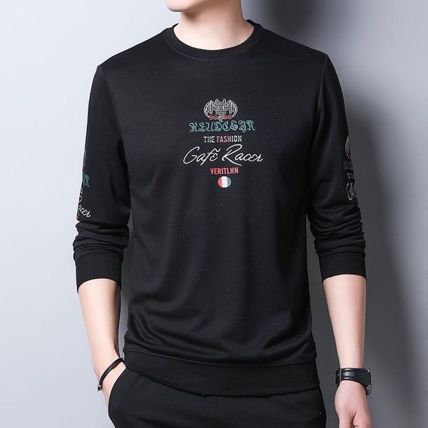 men's hoodies & sweatshirts causal sweatshirt round neck long sleeve pullove solid color with printing male spring autumn tees streetwe, Black
men's hoodies & sweatshirts causal sweatshirt round neck long sleeve pullove solid color with printing male spring autumn tees streetwe, Black