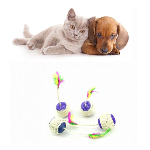 cat toys shuttlecock balls pets toy cats sisal mill claw resistant catch feather funi interactive
cat toys shuttlecock balls pets toy cats sisal mill claw resistant catch feather funi interactive
