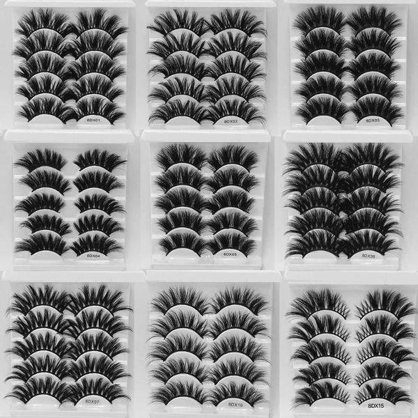 false eyelashes woman's fashion dramatic criss-cross eye makeup tools 8d mink hair thick long wispies fluffies
false eyelashes woman's fashion dramatic criss-cross eye makeup tools 8d mink hair thick long wispies fluffies