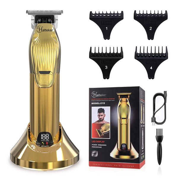 all metal gold hair trimmer for men 0mm cutting beard trimmer line up design clippers for professional barber machine for man
all metal gold hair trimmer for men 0mm cutting beard trimmer line up design clippers for professional barber machine for man