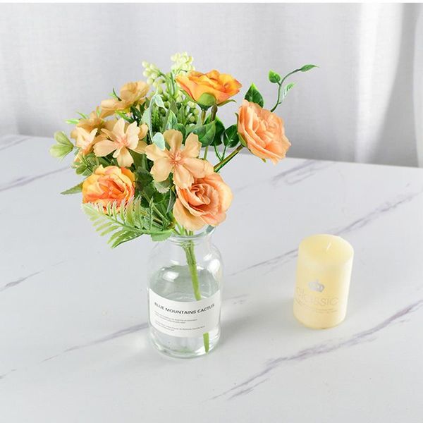 decorative flowers & wreaths 4 heads 28 cm rayon simulation rose bridal bouquet wedding party decoration scrapbook diy
decorative flowers & wreaths 4 heads 28 cm rayon simulation rose bridal bouquet wedding party decoration scrapbook diy