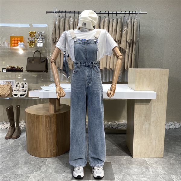 nicho design age-reducing high-waist joker denim fashion braided shoulder strap wide leg coveralls, Black;white
nicho design age-reducing high-waist joker denim fashion braided shoulder strap wide leg coveralls, Black;white