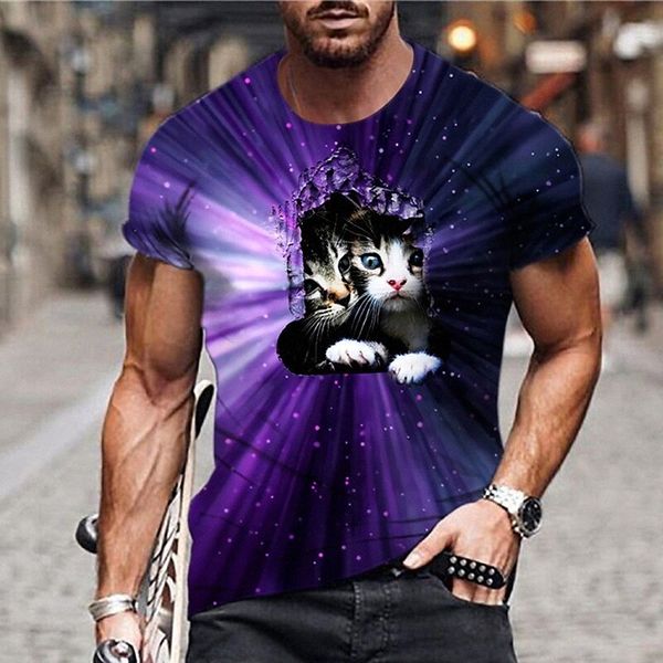 men's t shirt 3d print cat graphic prints crew neck street daily print short sleeve casual designer big and tall sports purple v6vq#, White;black
men's t shirt 3d print cat graphic prints crew neck street daily print short sleeve casual designer big and tall sports purple v6vq#, White;black