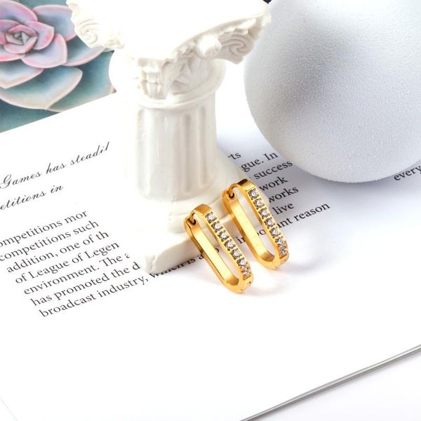hoop & huggie long round zircon earrings gold silver color stainless steel earring for women fashion jewelry party accessories wholesale, Golden;silver
hoop & huggie long round zircon earrings gold silver color stainless steel earring for women fashion jewelry party accessories wholesale, Golden;silver