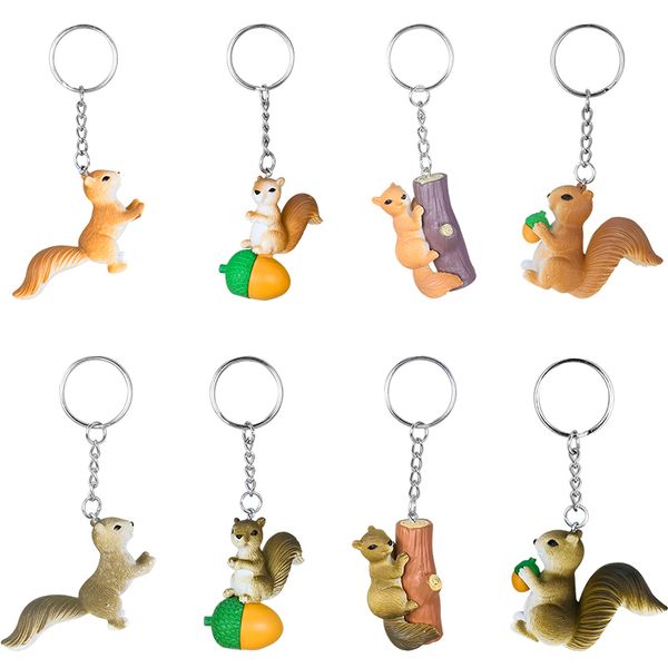 4pieces multi-styles cute squirrel keychain resin simulation mini animal key chain children gift pendant ladys bag accessories, Slivery;golden
4pieces multi-styles cute squirrel keychain resin simulation mini animal key chain children gift pendant ladys bag accessories, Slivery;golden