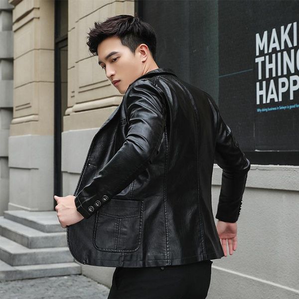 men's jackets spring and autumn motorcycle jacket fur faux leather casual slim plus size black clothing, Black;brown
men's jackets spring and autumn motorcycle jacket fur faux leather casual slim plus size black clothing, Black;brown