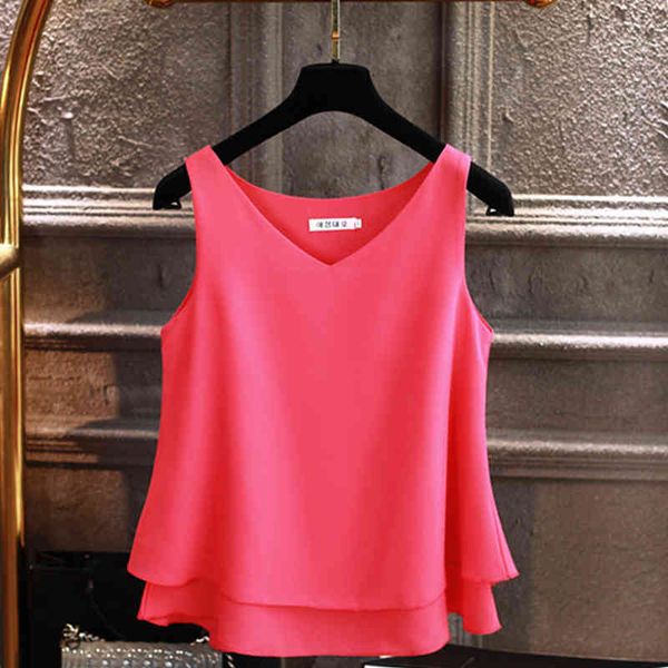 women's blouses & shirts fashion brand womens blouse summer sleeveless chiffon shirt solid v-neck casual plus size 5xl loose female iw, White
women's blouses & shirts fashion brand womens blouse summer sleeveless chiffon shirt solid v-neck casual plus size 5xl loose female iw, White