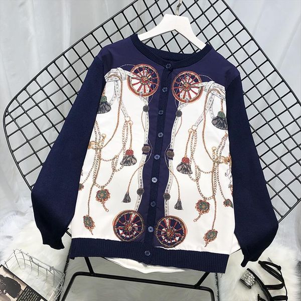 autmn fall 3d printed cardigans women sweaters print chiffon patchwork knitted cardigan formal ol clothes top, White;black
autmn fall 3d printed cardigans women sweaters print chiffon patchwork knitted cardigan formal ol clothes top, White;black