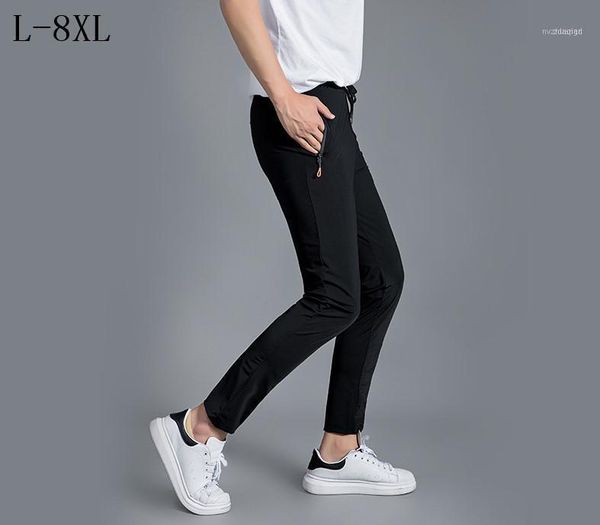 men's pants 2021 summer autumn men ultra thin ice silk male quick -dry elastic trousers plus size - 5xl 6xl 7xl 8xl1, Black
men's pants 2021 summer autumn men ultra thin ice silk male quick -dry elastic trousers plus size - 5xl 6xl 7xl 8xl1, Black
