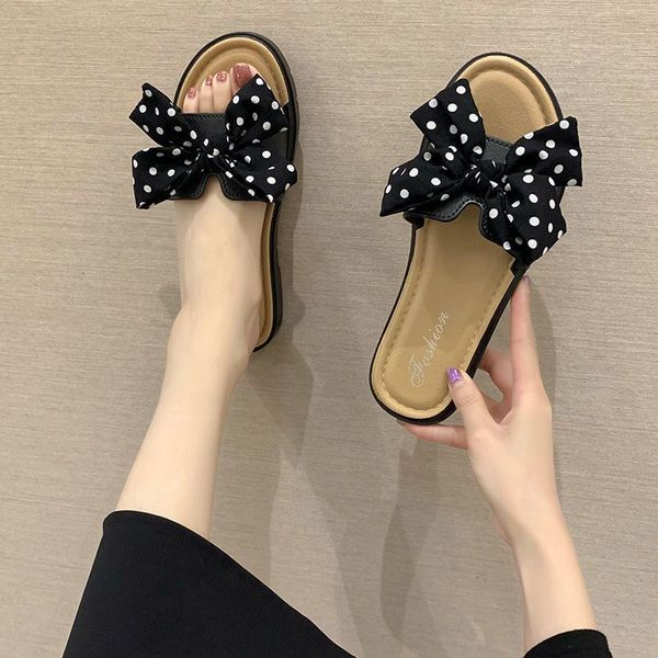 luxury slippers 2021 bow slippers for women's summer fashion beach sho sandals flat bottomed flip flops, Black
luxury slippers 2021 bow slippers for women's summer fashion beach sho sandals flat bottomed flip flops, Black