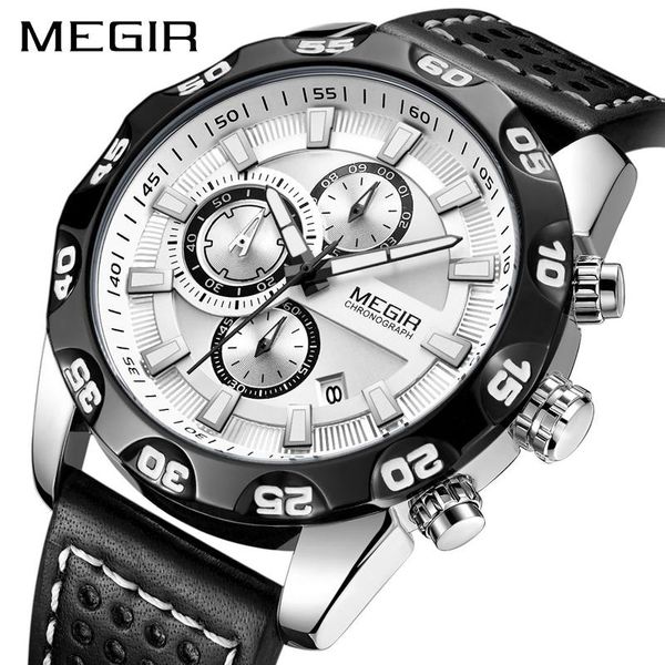 wristwatches megir sport men's waterproof luminous fashion watch chronograph quartz leather 2096g, Slivery;brown
wristwatches megir sport men's waterproof luminous fashion watch chronograph quartz leather 2096g, Slivery;brown
