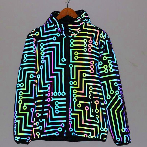 comfortable circuit pattern jackets high vis glitter reflective casual bubble jacket coat winter down clothing for men workout hip-hop, Black;brown
comfortable circuit pattern jackets high vis glitter reflective casual bubble jacket coat winter down clothing for men workout hip-hop, Black;brown