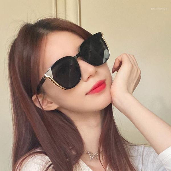 fashion oversized sunglasses women designer cat eye sun glasses womens shades uv400 eyewear, White;black
fashion oversized sunglasses women designer cat eye sun glasses womens shades uv400 eyewear, White;black