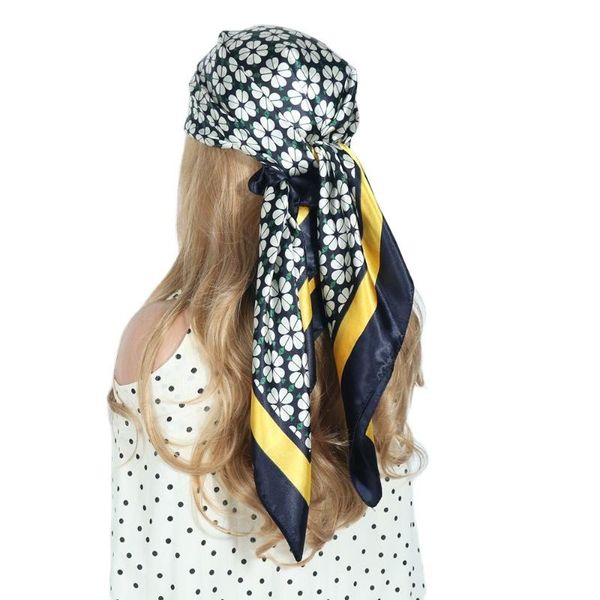 scarves silk scarf women headband 90*90cm square fashion print neck scarfs office hair band hand kerchief female bandana, Blue;gray
scarves silk scarf women headband 90*90cm square fashion print neck scarfs office hair band hand kerchief female bandana, Blue;gray