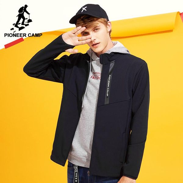 men's jackets pioneer camp windbreaker hooded jacket coat men brand-clothing waterproof softshell casual warm fleece outerwear male ajk, Black;brown
men's jackets pioneer camp windbreaker hooded jacket coat men brand-clothing waterproof softshell casual warm fleece outerwear male ajk, Black;brown