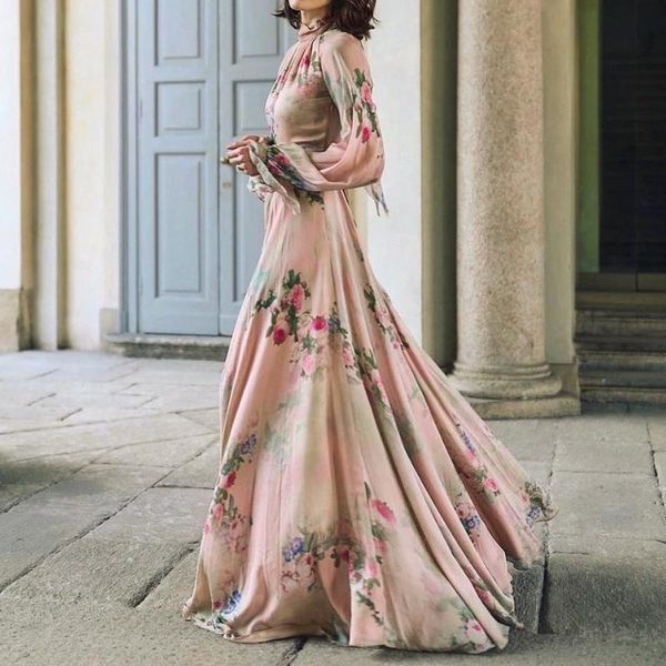 summer clothes for women vintage long sleeve floral printed dress vacation bohemian boho maxi female casual dresses, Black;gray
summer clothes for women vintage long sleeve floral printed dress vacation bohemian boho maxi female casual dresses, Black;gray