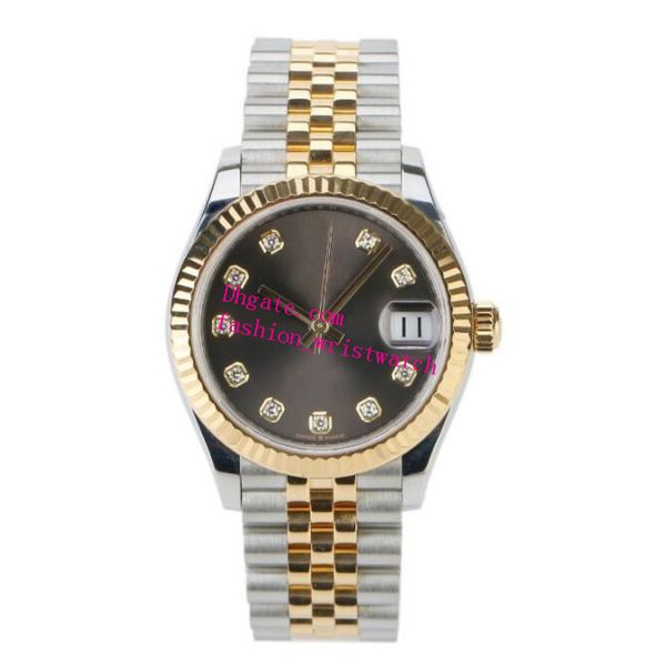with box luxury watches classic big magnifier 278273 31mm sapphire mechanical yellow gold jubilee steel bracelet womens watch waterproof, Slivery;brown
with box luxury watches classic big magnifier 278273 31mm sapphire mechanical yellow gold jubilee steel bracelet womens watch waterproof, Slivery;brown