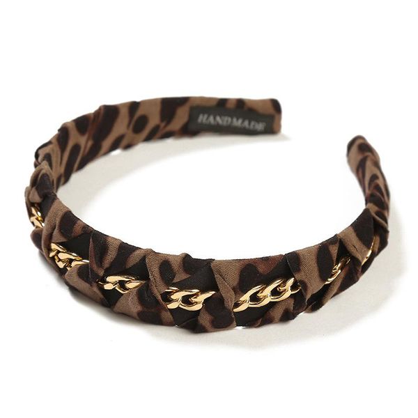 cross border fashion leopard hair band korean star same wide edge chain hairband headdress clips & barrettes, Golden;silver
cross border fashion leopard hair band korean star same wide edge chain hairband headdress clips & barrettes, Golden;silver