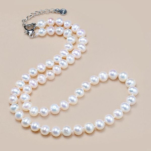chains daimi 6-7mm freshwater pearl necklace heart shape copper and gold plated necklaces for women gift, Silver
chains daimi 6-7mm freshwater pearl necklace heart shape copper and gold plated necklaces for women gift, Silver