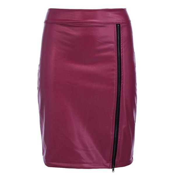 skirts pu leather summer side slit women skirt casual fashion zipper package hip high waist short pencil solid slim, Black
skirts pu leather summer side slit women skirt casual fashion zipper package hip high waist short pencil solid slim, Black