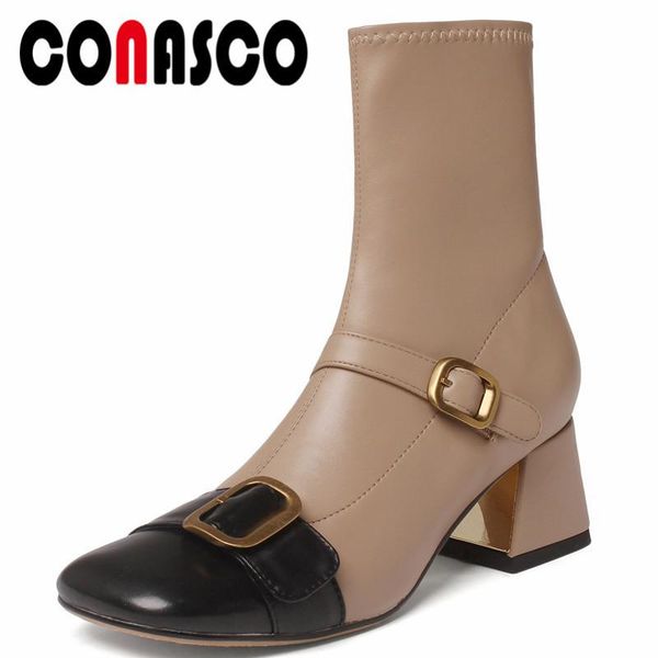boots conasco retro desin women ankle autumn winter warm party cow leather wedding basic prom office brand shoes woman, Black
boots conasco retro desin women ankle autumn winter warm party cow leather wedding basic prom office brand shoes woman, Black