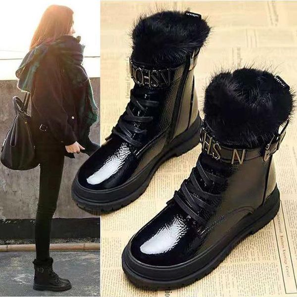 boots enplei winter snow superior quality women lace up ankle fur warm shoes size 35-39, Black
boots enplei winter snow superior quality women lace up ankle fur warm shoes size 35-39, Black