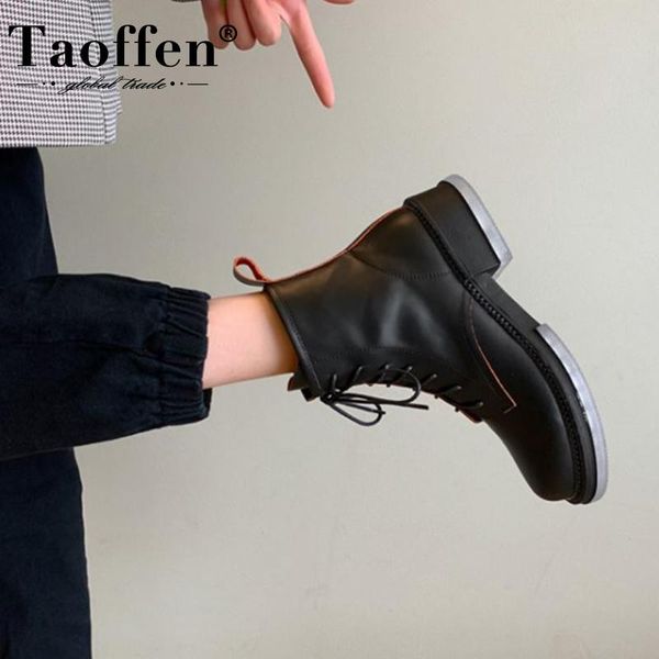 boots taoffen women's ankle shoes short mid heel winter fashion daily ladies outdoor cool footwear size 34-39, Black
boots taoffen women's ankle shoes short mid heel winter fashion daily ladies outdoor cool footwear size 34-39, Black