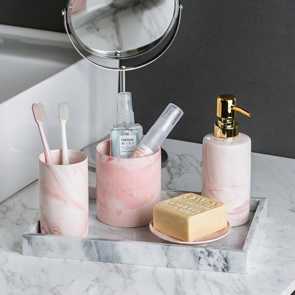 home ceramics bathroom wash set lotion bottle mouth cup soap dish storage tank toilet brush marbling four-piece suit bath accessory
home ceramics bathroom wash set lotion bottle mouth cup soap dish storage tank toilet brush marbling four-piece suit bath accessory