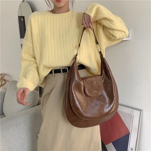 women shoulder bag large capacity solid color pu leather female casual hand bag ladies handbags big totes bolsas brown l003
women shoulder bag large capacity solid color pu leather female casual hand bag ladies handbags big totes bolsas brown l003