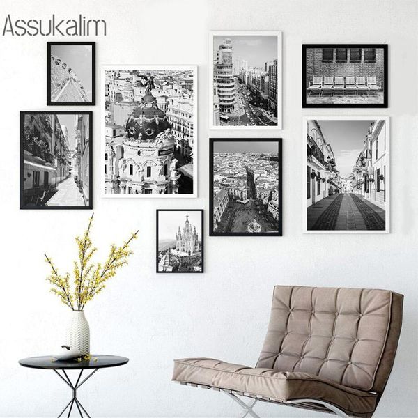 paintings black and white canvas art print city street wall poster nordic painting modern pictures for living room decoration
paintings black and white canvas art print city street wall poster nordic painting modern pictures for living room decoration