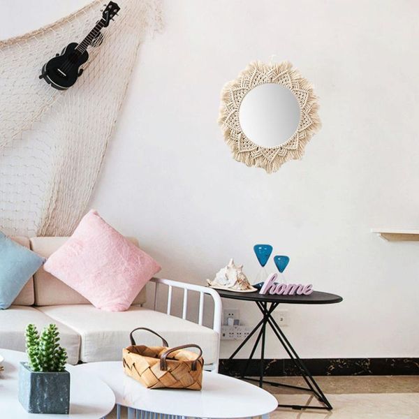 wall stickers boho art mirror with fringe round hanging mirrors makeup decorative gorgeously
wall stickers boho art mirror with fringe round hanging mirrors makeup decorative gorgeously