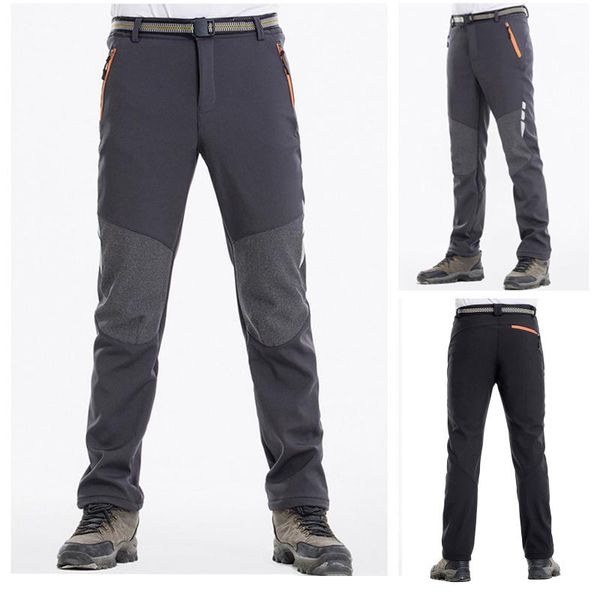 men's winter hiking pants men warm fleece softshell trousers outdoor sports thick trekking skiing waterproof ropa hombre#g, Black
men's winter hiking pants men warm fleece softshell trousers outdoor sports thick trekking skiing waterproof ropa hombre#g, Black