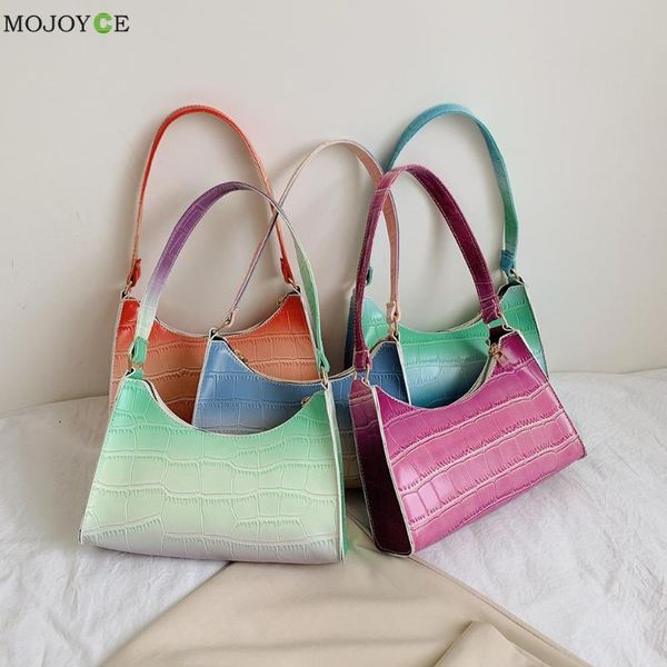 fashion women pu leather alligator pattern gradient color shoulder underarm bags vintage zipper hobos handbag
fashion women pu leather alligator pattern gradient color shoulder underarm bags vintage zipper hobos handbag