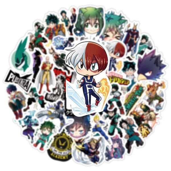 50pcs my hero academia anime stickers pack bicycle motorcycle lapskateboard guitar luggage waterproof sticker kids toys gift wrap
50pcs my hero academia anime stickers pack bicycle motorcycle lapskateboard guitar luggage waterproof sticker kids toys gift wrap