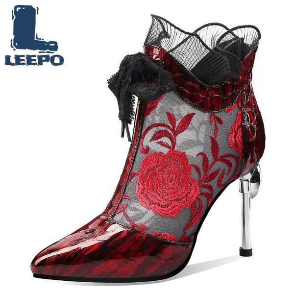 boots summer for women cow leather super high heels perforated net woman party hollow mesh ankle ladies shoes, Black
boots summer for women cow leather super high heels perforated net woman party hollow mesh ankle ladies shoes, Black