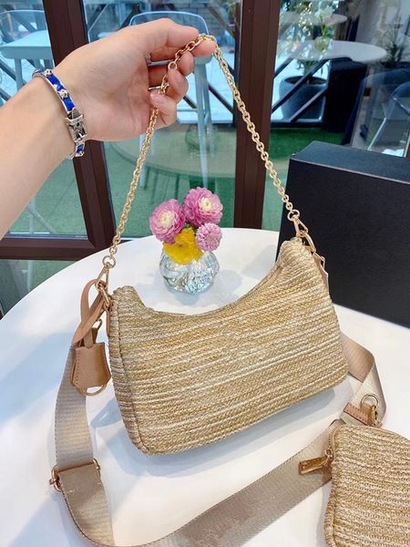 handbags totes bag grass knitting polyester double shoulder belt chain removable wallet lady designer woman designers handbag purse crossbod
handbags totes bag grass knitting polyester double shoulder belt chain removable wallet lady designer woman designers handbag purse crossbod