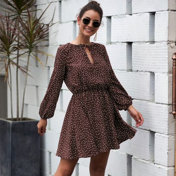 dresses women vintage dot printed sashes a-line party mini dress hollow out o neck flare sleeve boho holiday ladies autumn drese, Black;gray
dresses women vintage dot printed sashes a-line party mini dress hollow out o neck flare sleeve boho holiday ladies autumn drese, Black;gray