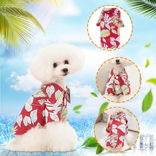 dog apparel printed shirt summer clothes hawaiian style short clothing thin sleeves costume cute pet with leaves pattern
dog apparel printed shirt summer clothes hawaiian style short clothing thin sleeves costume cute pet with leaves pattern