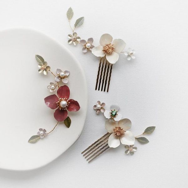hair clips & barrettes flower leaf hairpins pearls combs pins gold headpieces brides women girl headbands bridal jewelry wedding accessories, Golden;silver
hair clips & barrettes flower leaf hairpins pearls combs pins gold headpieces brides women girl headbands bridal jewelry wedding accessories, Golden;silver