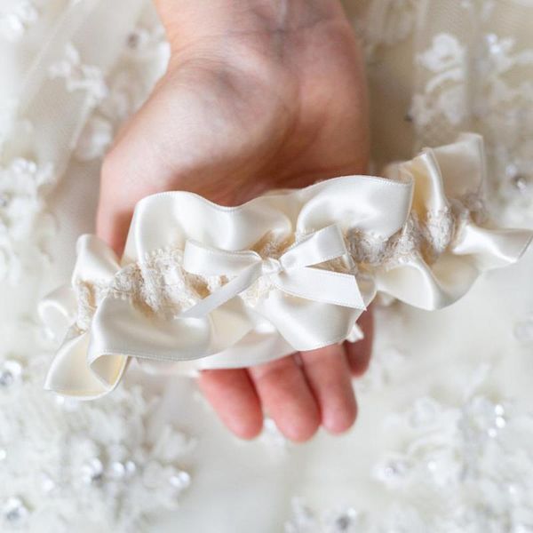 wedding sashes bridal elastic satin bow knot leg garter thigh ring custom made, White
wedding sashes bridal elastic satin bow knot leg garter thigh ring custom made, White