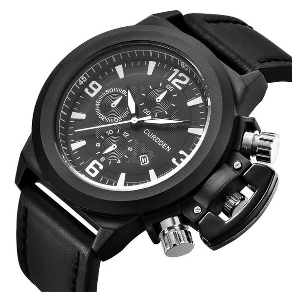 wristwatches 2021 mens watches curdden brand leather waterproof sport automatic date quartz watch for men relogio masculino, Slivery;brown
wristwatches 2021 mens watches curdden brand leather waterproof sport automatic date quartz watch for men relogio masculino, Slivery;brown