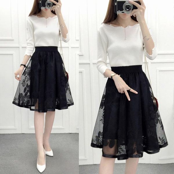 skirts bonjean large size summer a line skirt women lace girl high waist slim long young female falda, Black
skirts bonjean large size summer a line skirt women lace girl high waist slim long young female falda, Black