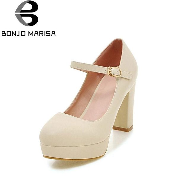 dress shoes bonjomarisa 2021 spring autumn elegant beige platform buckle strap pumps big size 32-43 shallow woman high heels ol, Black
dress shoes bonjomarisa 2021 spring autumn elegant beige platform buckle strap pumps big size 32-43 shallow woman high heels ol, Black