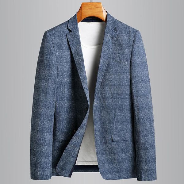 men's jackets arrival fashion men spring knitted plaid elastic coat single breasted casual suit plus size m xl 2xl 3xl 4xl, Black;brown
men's jackets arrival fashion men spring knitted plaid elastic coat single breasted casual suit plus size m xl 2xl 3xl 4xl, Black;brown