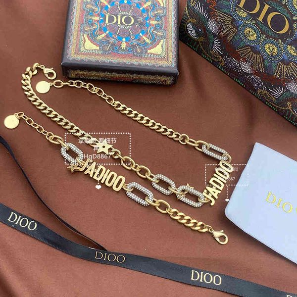 design jewelry letter necklace female net red star same hip hop atmosphere versatile new 2021 bracelet, Black
design jewelry letter necklace female net red star same hip hop atmosphere versatile new 2021 bracelet, Black