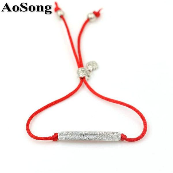 red rope string macrame reiki chakra bracelets men women tiny cube long strip micro pave shiny zircon couple pulsera link, chain, Black
red rope string macrame reiki chakra bracelets men women tiny cube long strip micro pave shiny zircon couple pulsera link, chain, Black