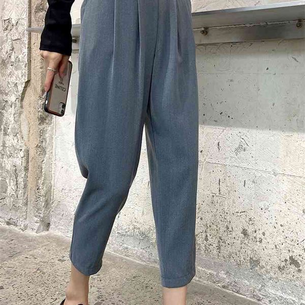 korobov korean office lady high waist harem pants vintage solid irregular button fashion women trousers joggers femme 210430, Black;white
korobov korean office lady high waist harem pants vintage solid irregular button fashion women trousers joggers femme 210430, Black;white