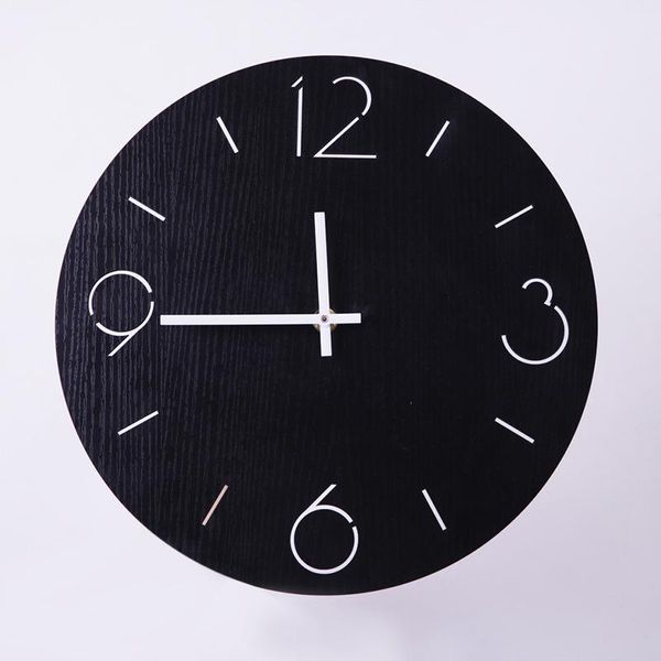 wall clocks 12inch brief mute solid wood clock point type big round needle wooden hanging watch decoration living room home
wall clocks 12inch brief mute solid wood clock point type big round needle wooden hanging watch decoration living room home