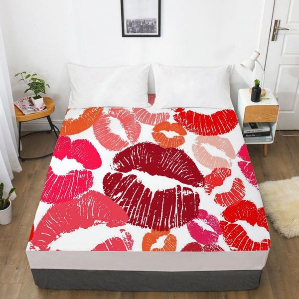sheets & sets 1 pcs 3d printed lip prints of all colors fitted sheet with elastic band solid bed cover-wrinkle abrasion resistant
sheets & sets 1 pcs 3d printed lip prints of all colors fitted sheet with elastic band solid bed cover-wrinkle abrasion resistant