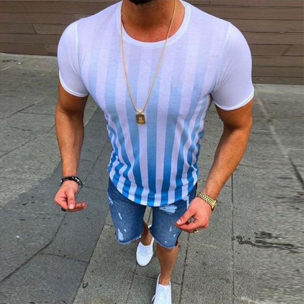 men's t-shirts retro gradient striped print slim t-shirt men fashion 2021 summer short sleeve o-neck tee shirts mens pullover casual st, White;black
men's t-shirts retro gradient striped print slim t-shirt men fashion 2021 summer short sleeve o-neck tee shirts mens pullover casual st, White;black